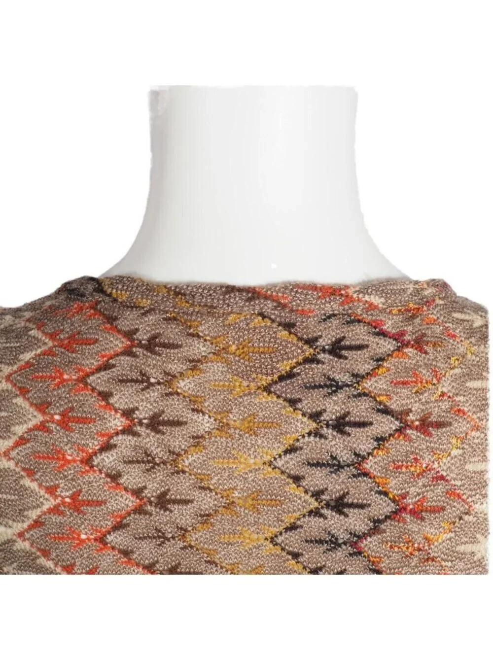 Vintage Italian Women Cardigan M Dossier Siepelunga Fashion Thin Multicolor